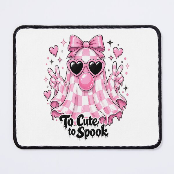 Item preview, Kawaii Pink Ghost Halloween Design designed and sold by TheAchyArtist.