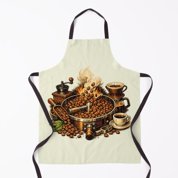 Item preview, Fresh coffee beans in roasting drum designed and sold by Daily Quirk.