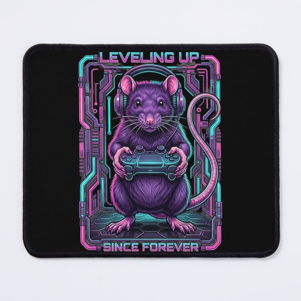 Item preview, Level Up Rat designed and sold by Retrowave Rat.