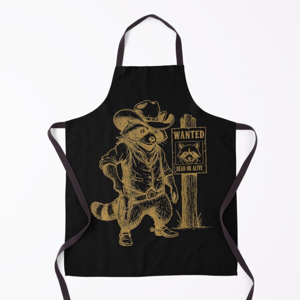 Item preview, Vintage Raccoon Cowboy Western Outlaw Arts Men Boys designed and sold by MOHAMED FRASER.