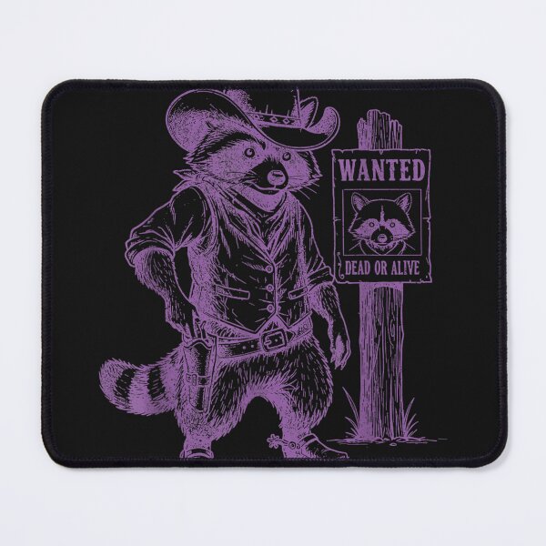 Item preview, Vintage Raccoon Fun Cowboys Western Outlaw Men Boys designed and sold by MOHAMED FRASER.