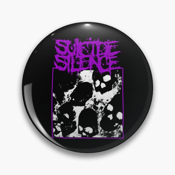 Item preview, Deathcore Metal Skulls Purple Splatter designed and sold by eshoppingsale.