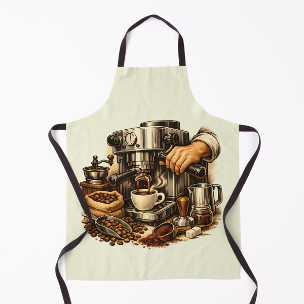 Item preview, Professional barista preparing espresso designed and sold by Daily Quirk.