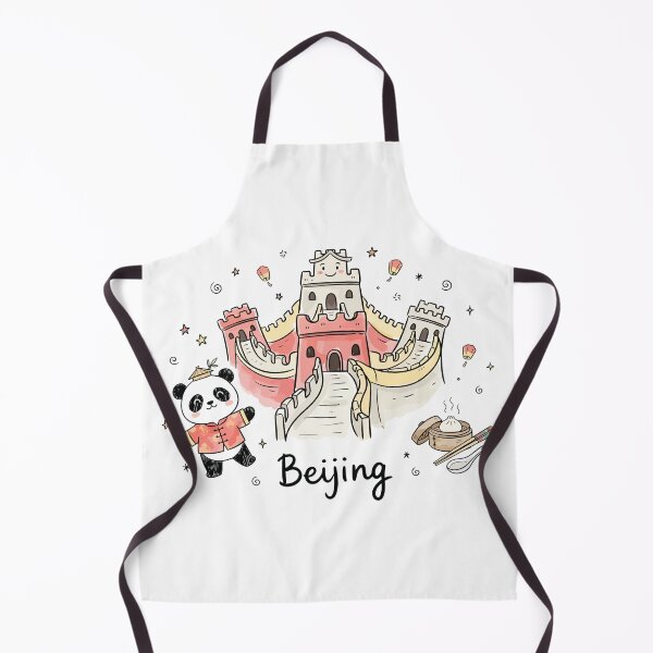 Item preview, Cute Great Wall Beijing Doodle Art designed and sold by RamyGallery.