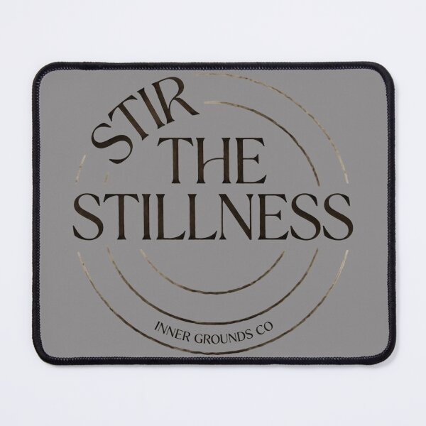 Item preview, Stir the Stillness – Zen Coffee & Mindfulness Typography 2 designed and sold by Iceyfun.