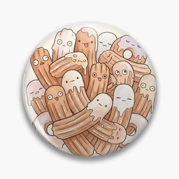 Item preview, Cute Churros and Donuts Pile Kawaii Sweet Snack designed and sold by DuckOddity.