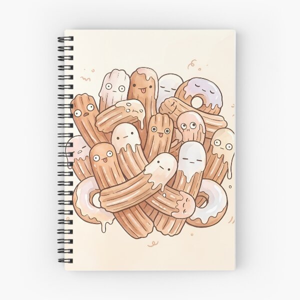 Item preview, Cute Churros and Donuts Pile Kawaii Sweet Snack designed and sold by DuckOddity.