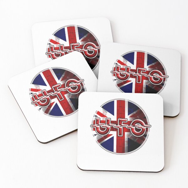 Item preview, Red Metallic Letters Over Circular British Flag Pattern designed and sold by Chibicharm's.