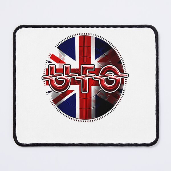 Item preview, Red Metallic Letters Over Circular British Flag Pattern designed and sold by Chibicharm's.