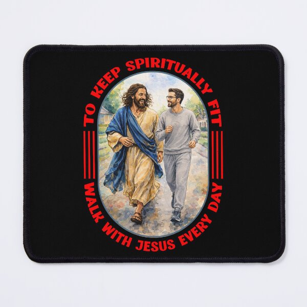 Item preview, Walk With Jesus - Man designed and sold by Lion and Lamb Design.