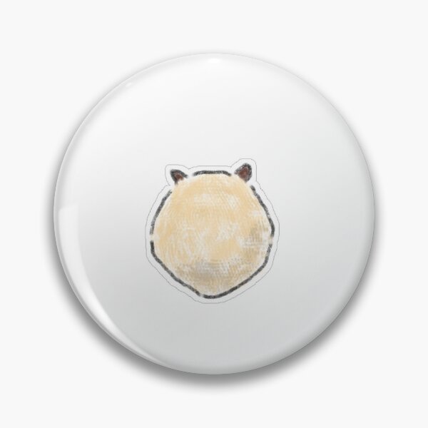 Item preview, Round Mochi Hamster Ball Back View designed and sold by raun.draw.