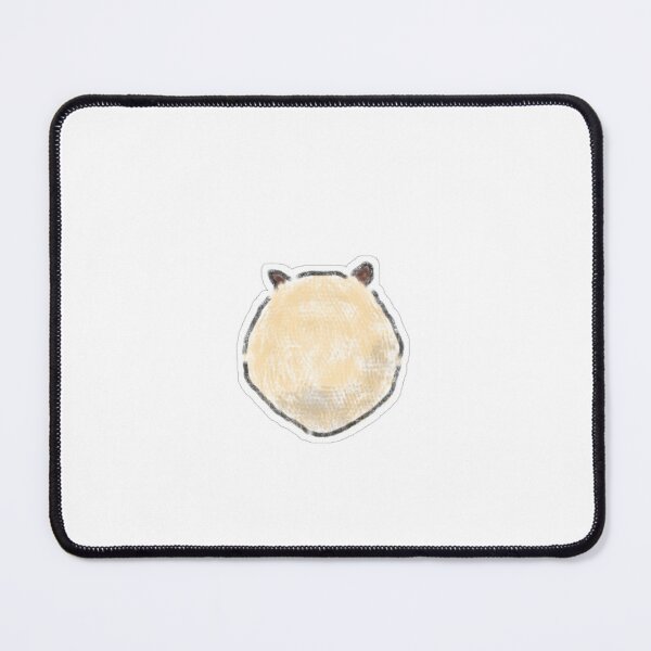 Item preview, Round Mochi Hamster Ball Back View designed and sold by raun.draw.