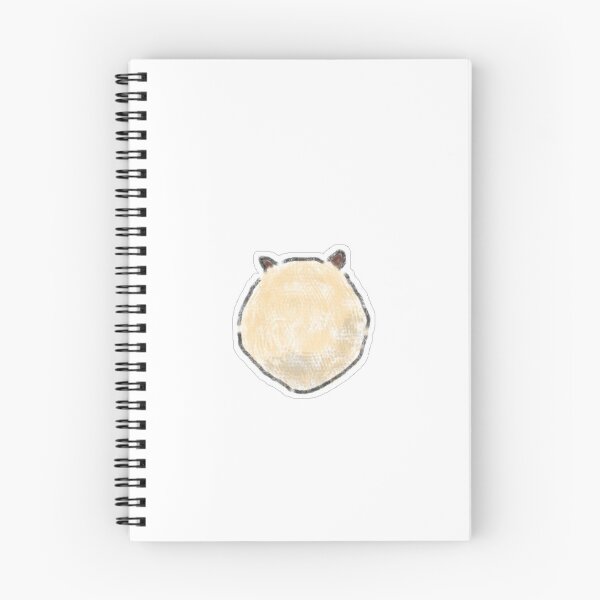 Item preview, Round Mochi Hamster Ball Back View designed and sold by raun.draw.