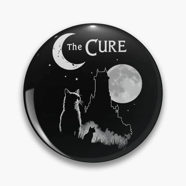 Item preview, Black Cats Sitting In Front Of Spooky Castle Under Full Moon designed and sold by Chibicharm's.