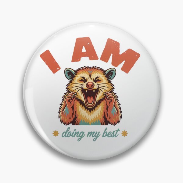 Item preview, I Am Doing My Best – Funny Raccoon Humor designed and sold by Sezee.