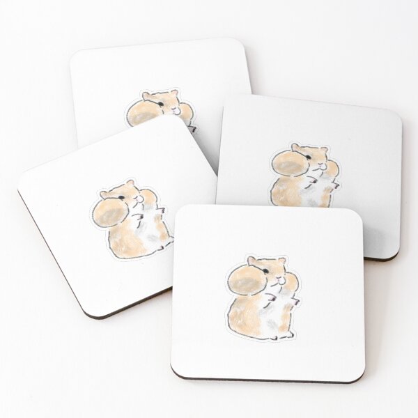 Item preview, Chubby Hamster with Stuffed Cheek Pouches designed and sold by raun.draw.