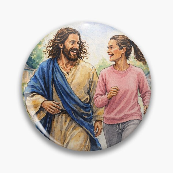 Item preview, Walk With Jesus - Woman designed and sold by Lion and Lamb Design.