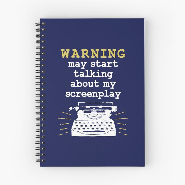 Item preview, Warning May Start Talking About My Screenplay Funny Screenwriter designed and sold by jaygo.