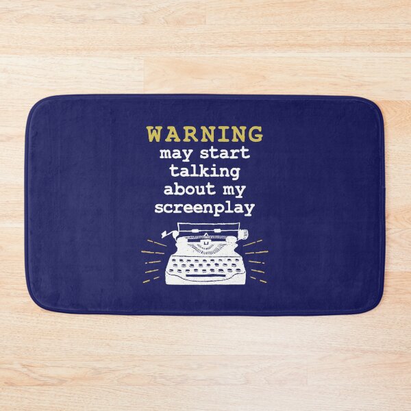 Item preview, Warning May Start Talking About My Screenplay Funny Screenwriter designed and sold by jaygo.