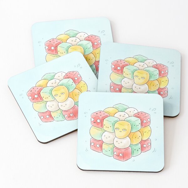 Item preview, Cute Fruit Punch Chunks Kawaii Summer Dessert designed and sold by DuckOddity.