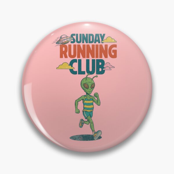 Item preview, Sunday Running Club - Cyber Alien Runner V2 designed and sold by creativerooney.