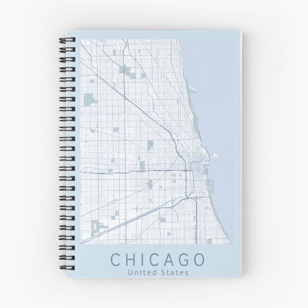 Item preview, Chicago Minimalist Map United States designed and sold by BoringClothes .