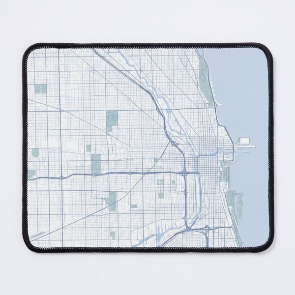Item preview, Chicago Minimalist Map United States designed and sold by BoringClothes .