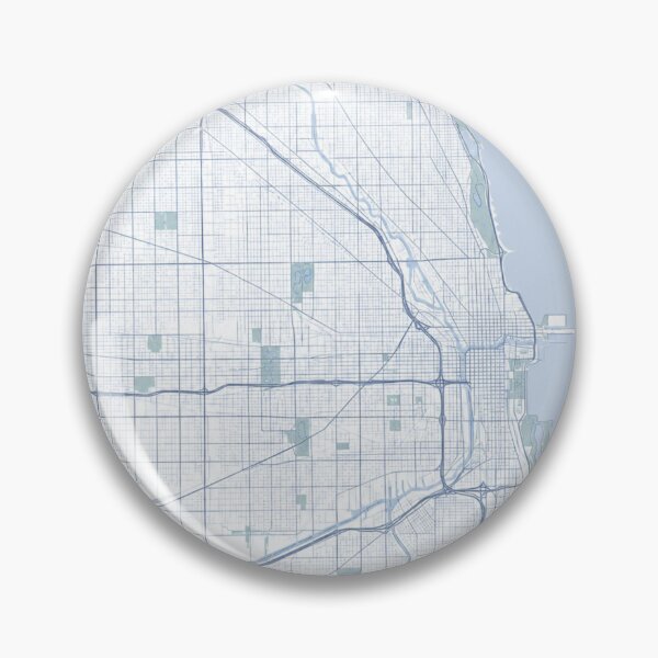 Item preview, Chicago Minimalist Map United States designed and sold by BoringClothes .