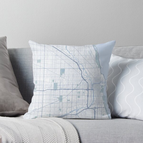 Item preview, Chicago Minimalist Map United States designed and sold by BoringClothes .