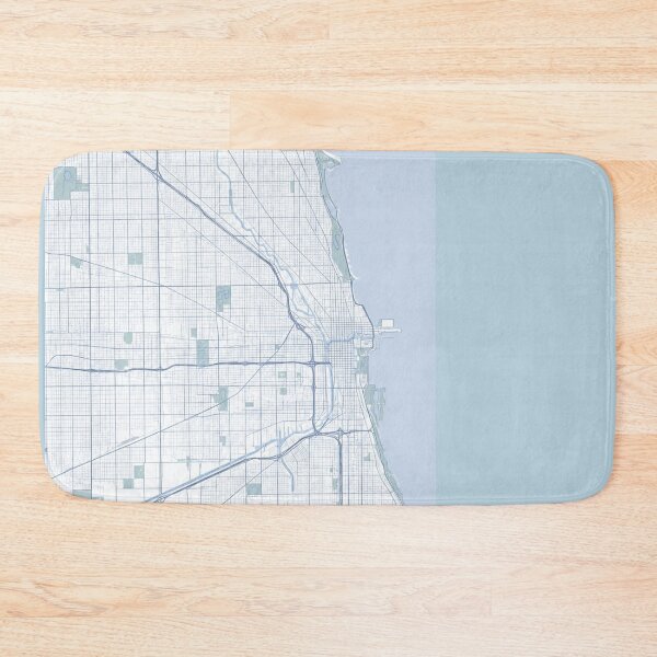 Item preview, Chicago Minimalist Map United States designed and sold by BoringClothes .