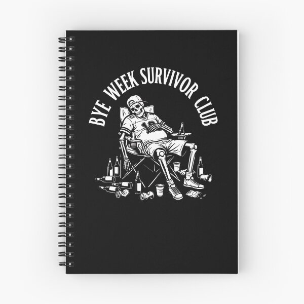 Item preview, Bye Week Survivor Skeleton Relaxing Gridiron designed and sold by snowry.