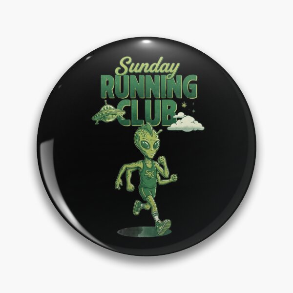 Item preview, Sunday Running Club - Cyber Alien Runner V3 designed and sold by creativerooney.