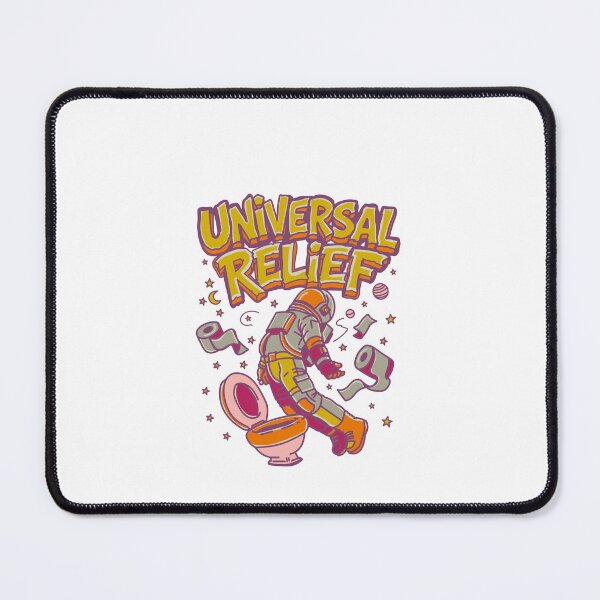 Item preview, Universal Relief Astronaut Bathroom Humor designed and sold by ExclusiveThink.