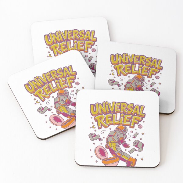 Item preview, Universal Relief Astronaut Bathroom Humor designed and sold by ExclusiveThink.