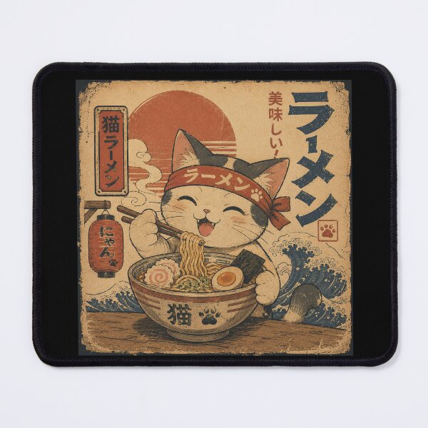 Item preview, vintage neko ramen designed and sold by lakanarivas.
