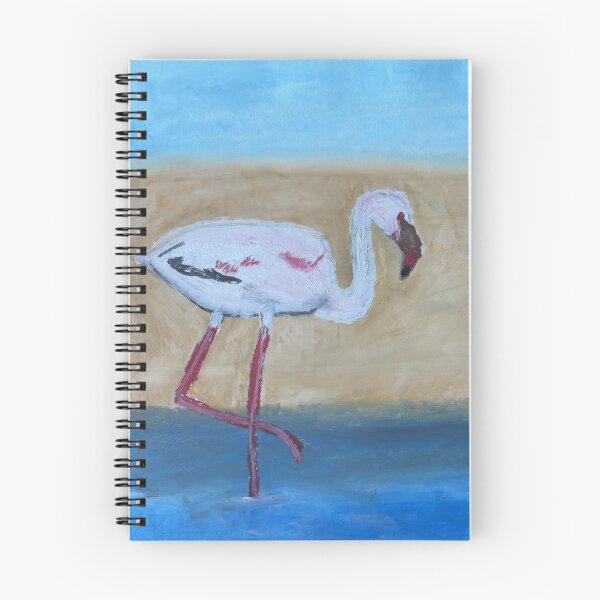 Item preview, Lesser Flamingo designed and sold by woodland-towers.