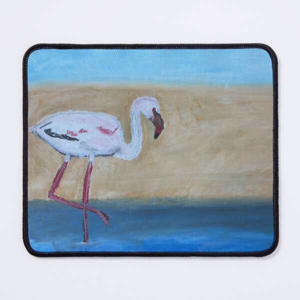 Item preview, Lesser Flamingo designed and sold by woodland-towers.