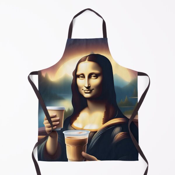 Item preview, Mona Lisa With Coffee designed and sold by ICANTWithoutCOFFEE.