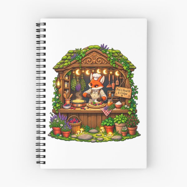 Item preview, Fox’s Hearth & Crêpe | Whimsical Woodland Crêperie designed and sold by MrDev.