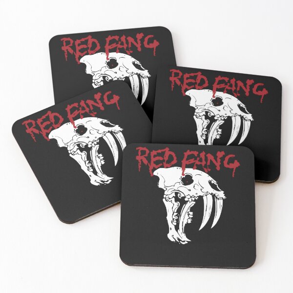 Item preview, Red Fang American Rock Band Skull designed and sold by BaBams.