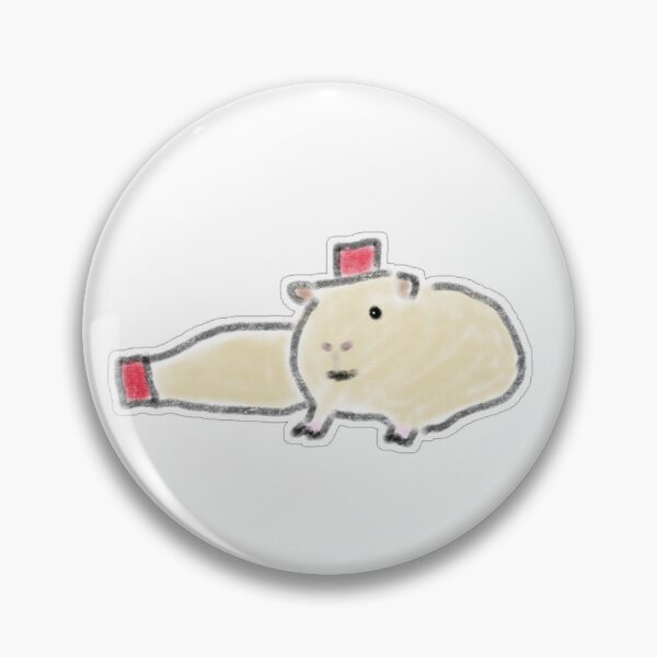 Item preview, Cute Capybara Sploot with Tiny Red Hat designed and sold by raun.draw.