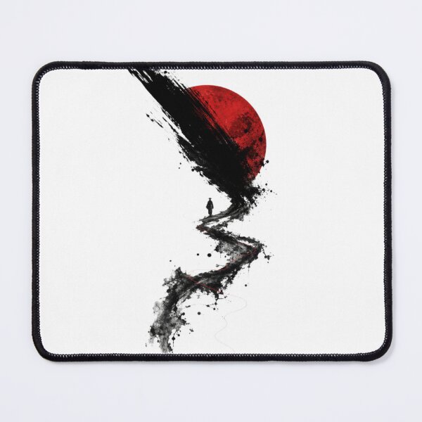 Item preview, Crimson Moon Wanderer – Red Thread of Fate Aesthetic Art designed and sold by urbancanvas2.