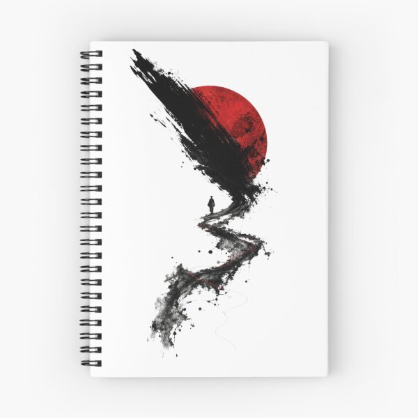 Item preview, Crimson Moon Wanderer – Red Thread of Fate Aesthetic Art designed and sold by urbancanvas2.