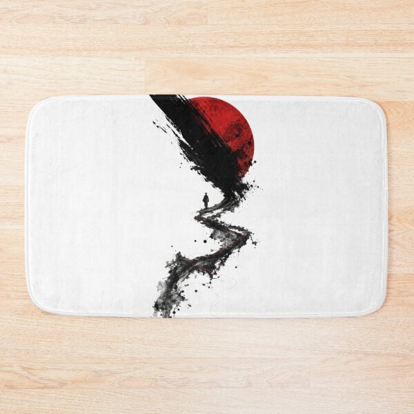 Item preview, Crimson Moon Wanderer – Red Thread of Fate Aesthetic Art designed and sold by urbancanvas2.