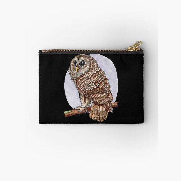 Item preview, Barred Owl On A Branch Realistic Watercolor Bird Design designed and sold by DrawnToNatusa.