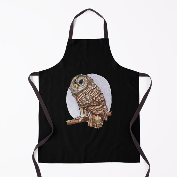Item preview, Barred Owl On A Branch Realistic Watercolor Bird Design designed and sold by DrawnToNatusa.