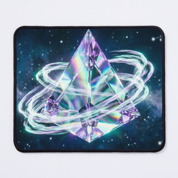 Item preview, Iridescent Merkaba Crystal Space Glow designed and sold by IntelliMindDesigns.