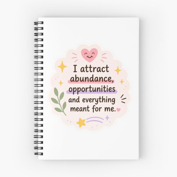 Item preview, I Attract Abundance Opportunities & Everything Meant For Me designed and sold by MiaBellaGirl.