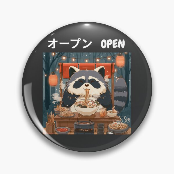 Item preview, Cute Izakaya Tanuki Japanese Ramen Stall designed and sold by Artmugic.