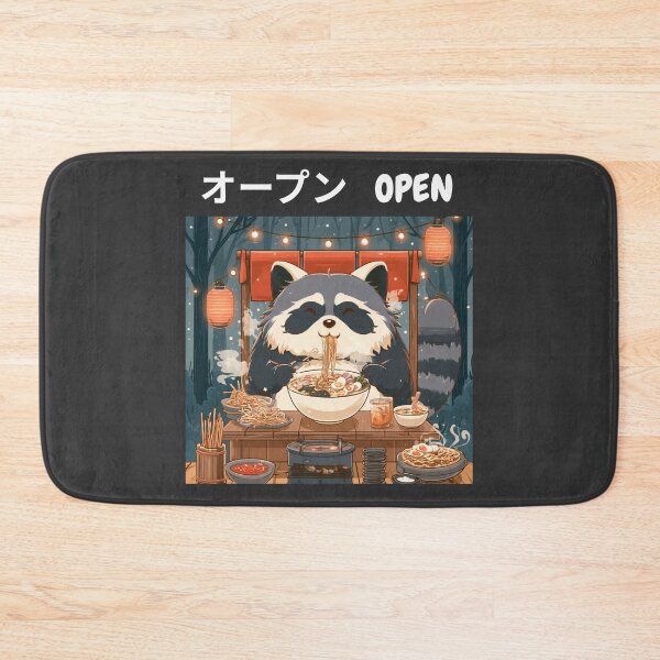Item preview, Cute Izakaya Tanuki Japanese Ramen Stall designed and sold by Artmugic.
